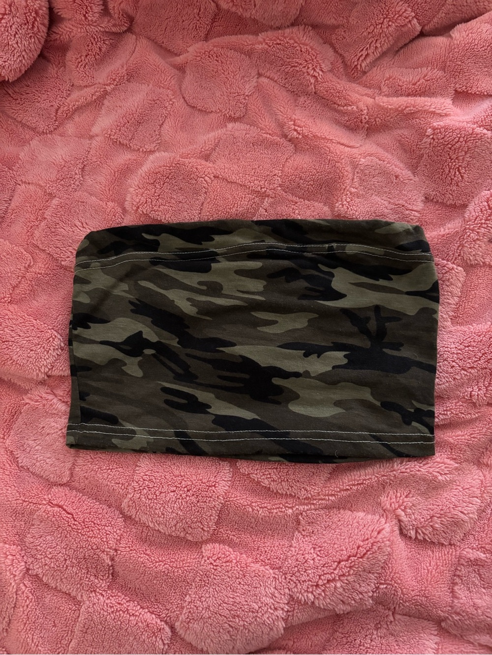 Camo tube top